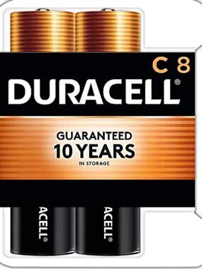Batteries Duracell C8 - Black and Gold